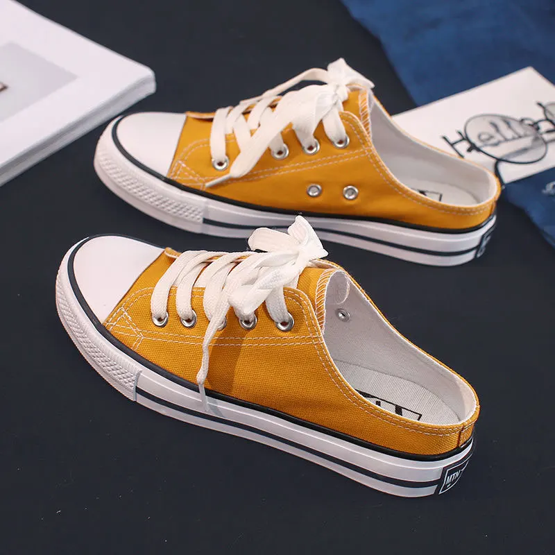 

Fashion Denim Sneakers Women's Casual Shoes Breathable Sneaker Canvas Shoes for Women Lace Up Trainers Zapatillas Hombre