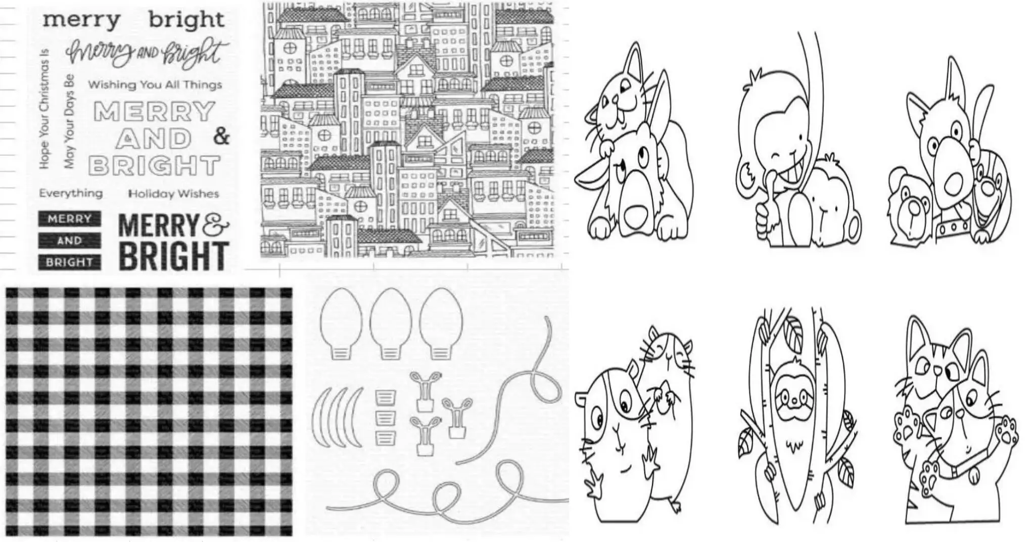 Маленькие животные прозрачный силиконовый штамп/уплотнение для DIY