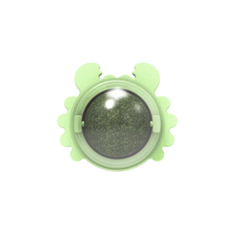 

360 Rotatable Catnip Cat Toys Interactive Spin Ball Crab Shape Catnip Toys Chewing Teeth Cleaning Cat Mint Kitty Cat Supplies