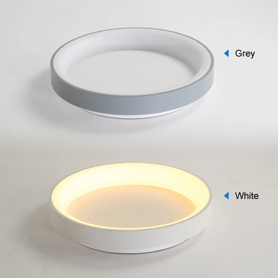 $38.32 White Ceiling Lights for Living Room Home Decoration Modern Led Panel Light Led Light Fixture Plafon Led Techo Plafondlamp