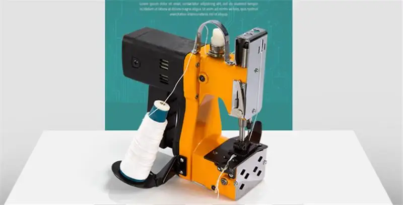 

Portable Electric Sacks Sewing Machine Rice Bag Closer for Sealing Kraft Paper Bags Paper-Plastic Composite Bags Sealer Machine