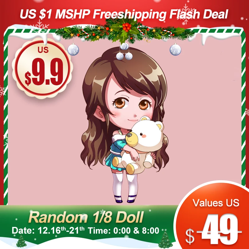 12.16 Super BJD Doll Deal Free shipping Membership Flash on 16th to 21th |