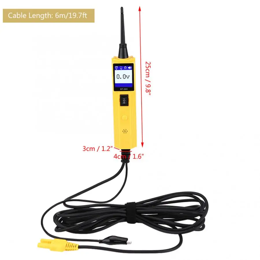 Circuit Breaker Finders Car Automotive Tester Electrical System Diagnostic Tool Power Probe Voltage Test Wire |