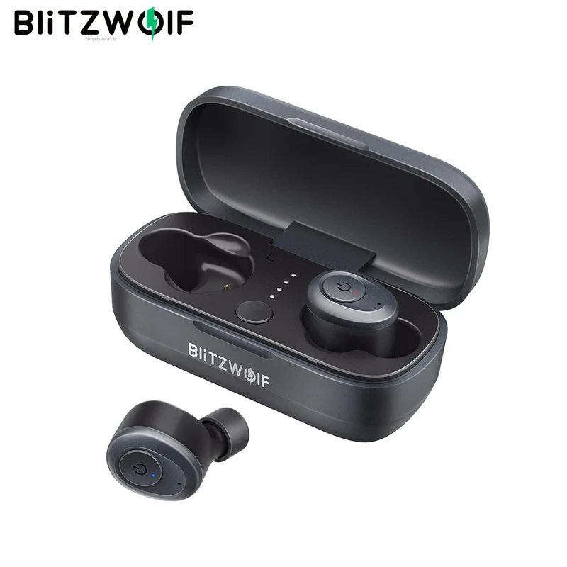 Blitzwolf BW FYE4 bluetooth V5.0 TWS True Wireless Наушники-вкладыши Наушники Hi-Fi Стереозвук Наушники двустороннего вызова Водонепроницаемые бас-вкладыши Наушники Гарнитуры Мужчины Женщины Наушники