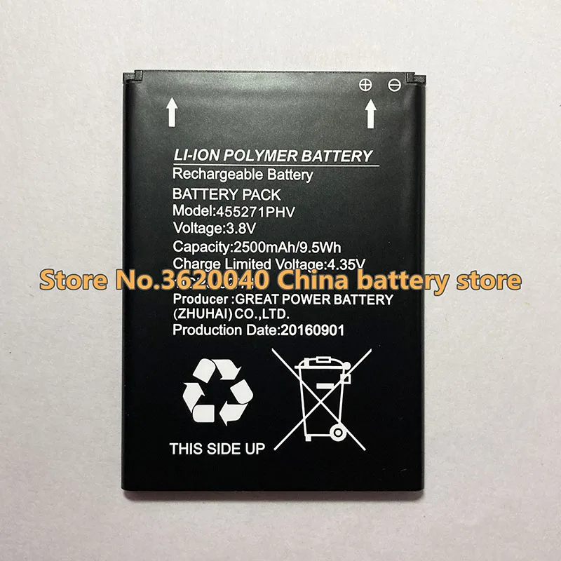 GND Новый 3 8 V 2500mAh 9.5Wh 455271PHV релейный аккумулятор для samsung беспроводной монитор