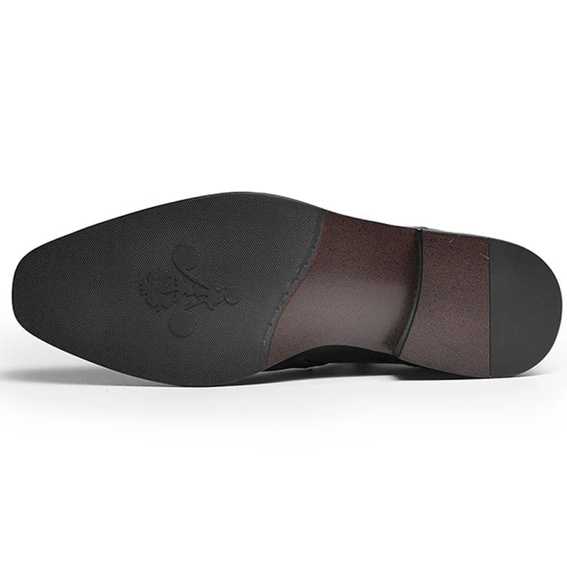 

New Arrival Genuine Leather Formal Dress Man Office Ankle Boots Pointed Toe Laces Handmade Men's Cowboy Riding Shoes HS128