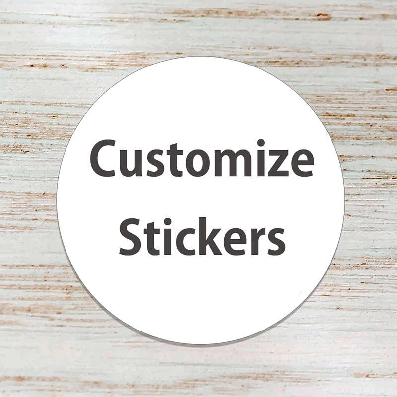 3.5/4.5/6cm Custom Sticker and Customized Logos Wedding Birthdays Baptism Stickers Design Your Own Stickers Personalize Stickers