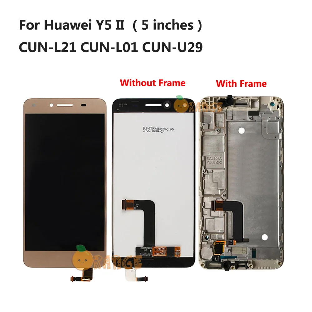 ЖК дисплей для Huawei Y5 ii Φ Полный сенсорный экран в сборе рамка Y5II 2 CUN L21 L01 U29|Экраны