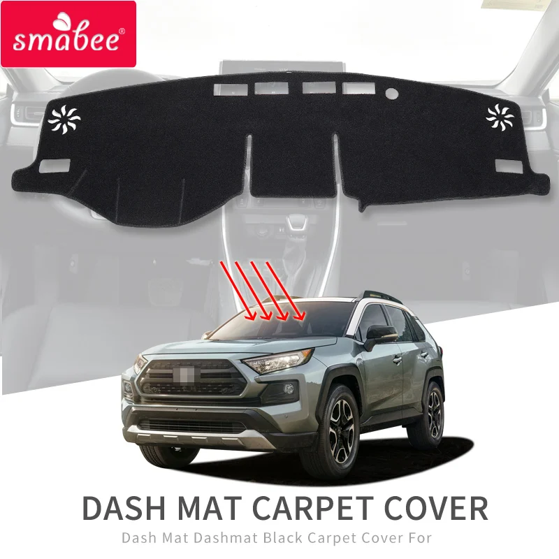 

Dash Mat Dashmat for Toyota RAV4 2019 2020 2021 XA50 RAV 4 Anti-Slip Pad Dashboard Cover Sunshade Protective Carpet Accessorie