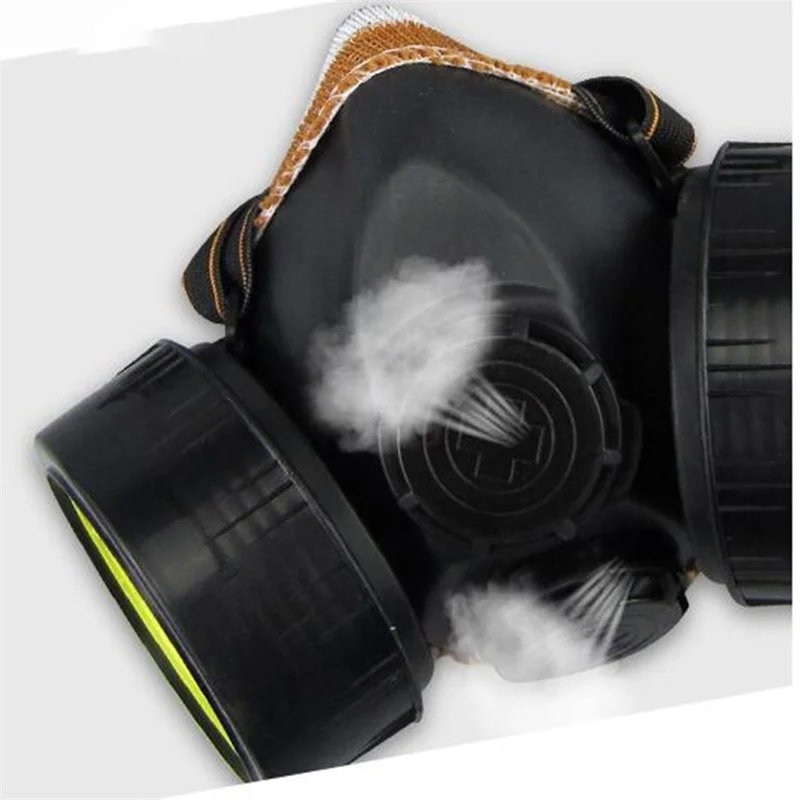 Угольный фильтр двойная противогаз Анти Пыль краска респиратор строительная