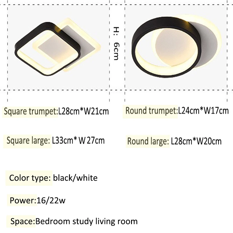 

Modern balcony aisle ceiling lamp cloakroom corridor LED lamp living room aisle wall lamp bedroom bedside wall lamp