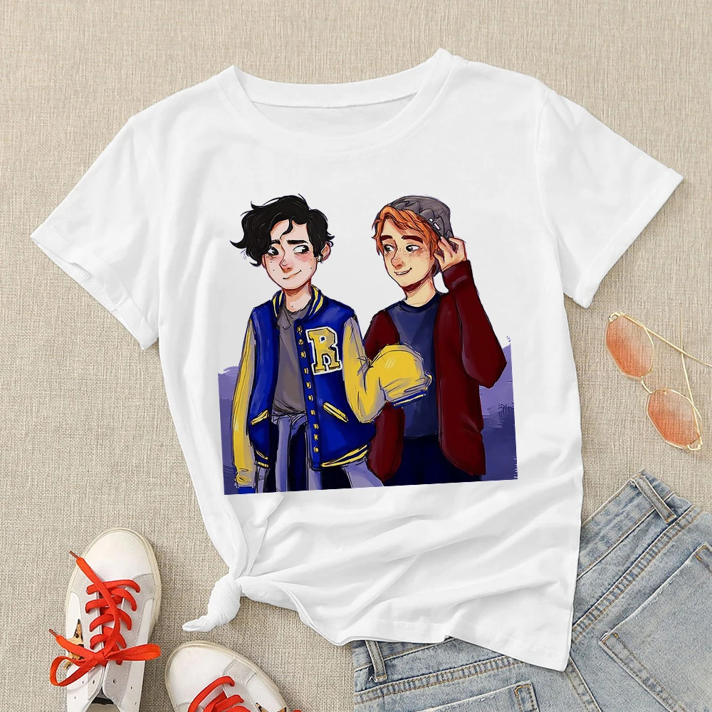 

2021 Riverdale T-shirt Woman Graphic Cartoon Modern Letter Printed Short Sleeve Harajuku Personality Pretty Clothes Summer Top