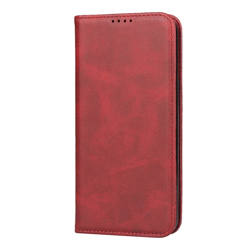 Red Роскошный чехол-книжка с подставкой для iPhone X 7 8 6 6s Plus, натуральная кожа, откидной Магнитный чехол для iPhone XS MAX XR, чехлы для телефонов, Coque - Цвет: Red