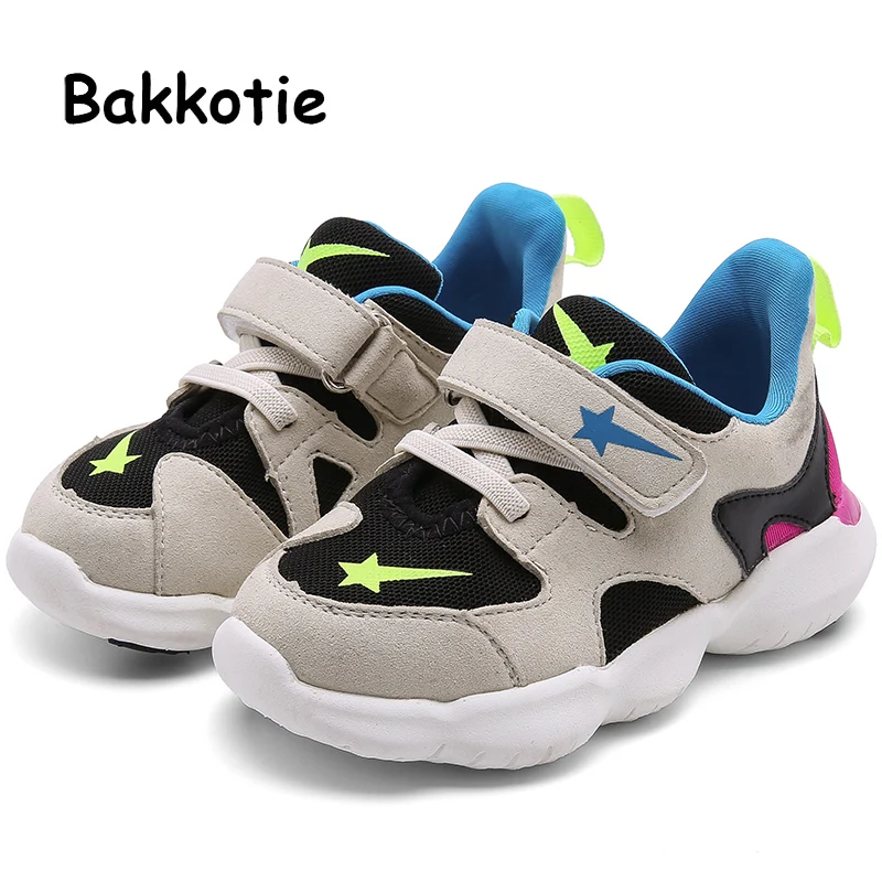 Bakkotie/Новинка 2019 г. Осенняя мягкая спортивная обувь для маленьких мальчиков
