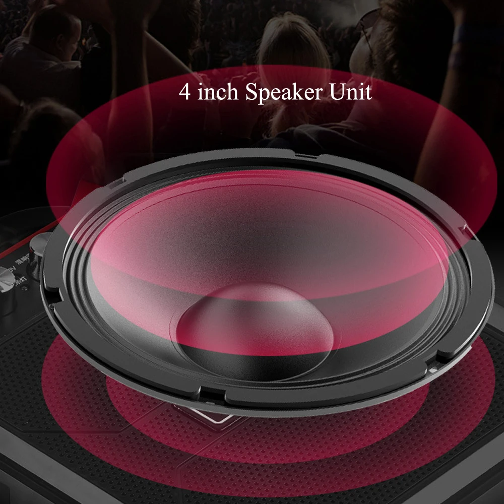 Wireless Portable Bluetooth Speaker Support U Disk TF Card Outdoor Dance Promotion Big Volume Hand Subwoofer | Электроника