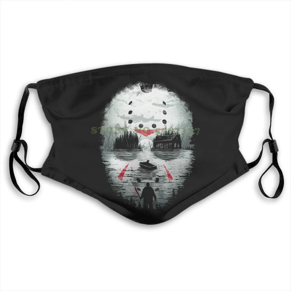 Маска для лица унисекс ужасы страшные размеры Джейсон ворхи Хэллоуин новая мода