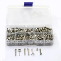 1box stainless steel screws nuts for 110 rc crawler car axial capra 1 9 utbaxi03004 scx10iii axi03007 upgrade parts