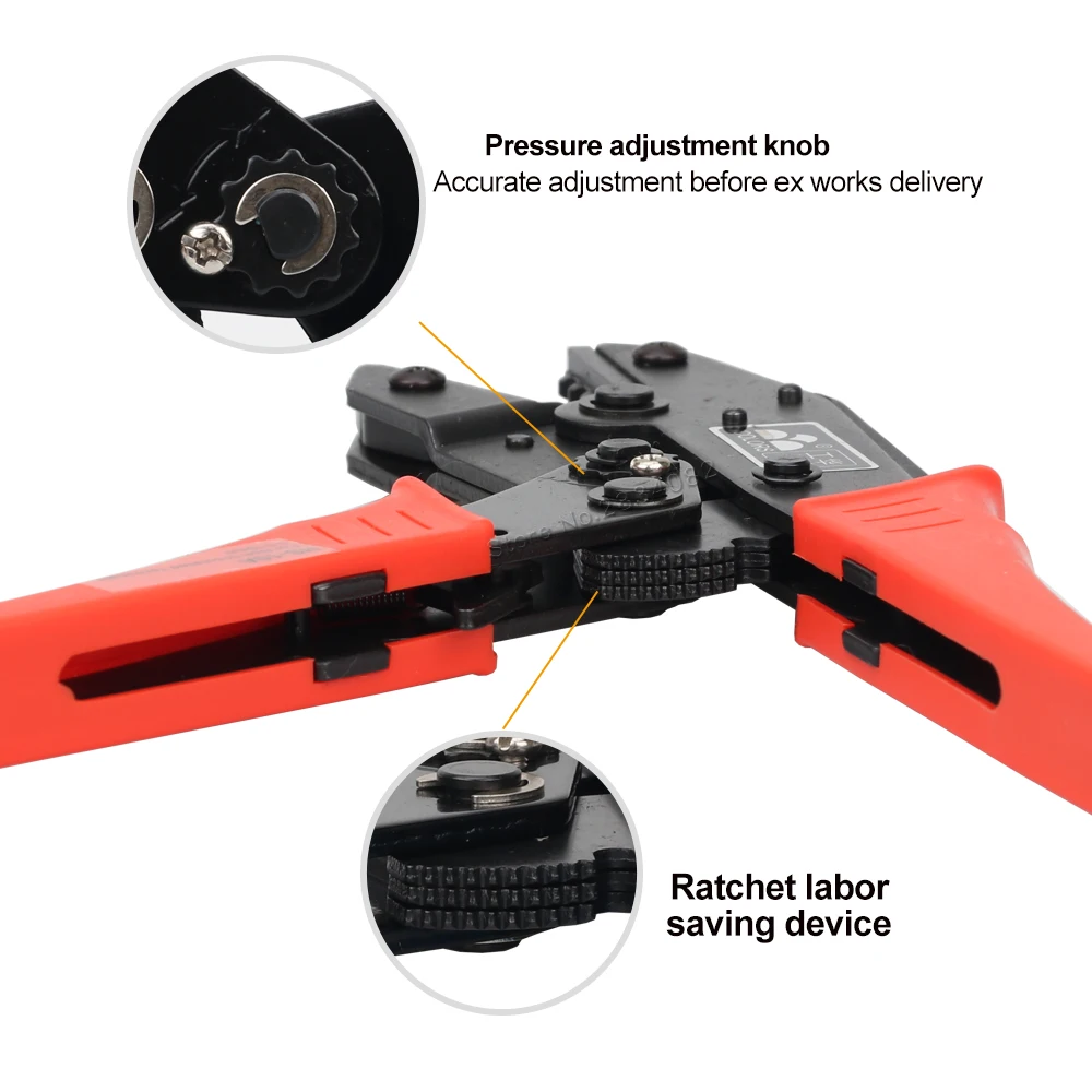 Плоскогубцы для обжима изолированные неизолированные Трубные клещи 10-35 мм2
