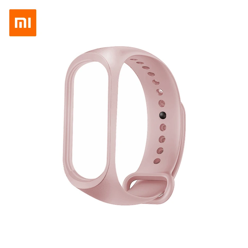 Xiaomi Mi ремешок 3 4 Черный Синий Оранжевый винный красный розовый Ограниченная серия цветной ТПУ Браслет ремешок на запястье - Цвет: Розовый