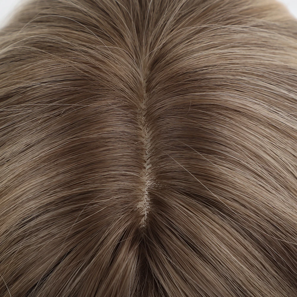 Блонд Единорог синтетические волосы средней длины натуральные волнистые Омбре