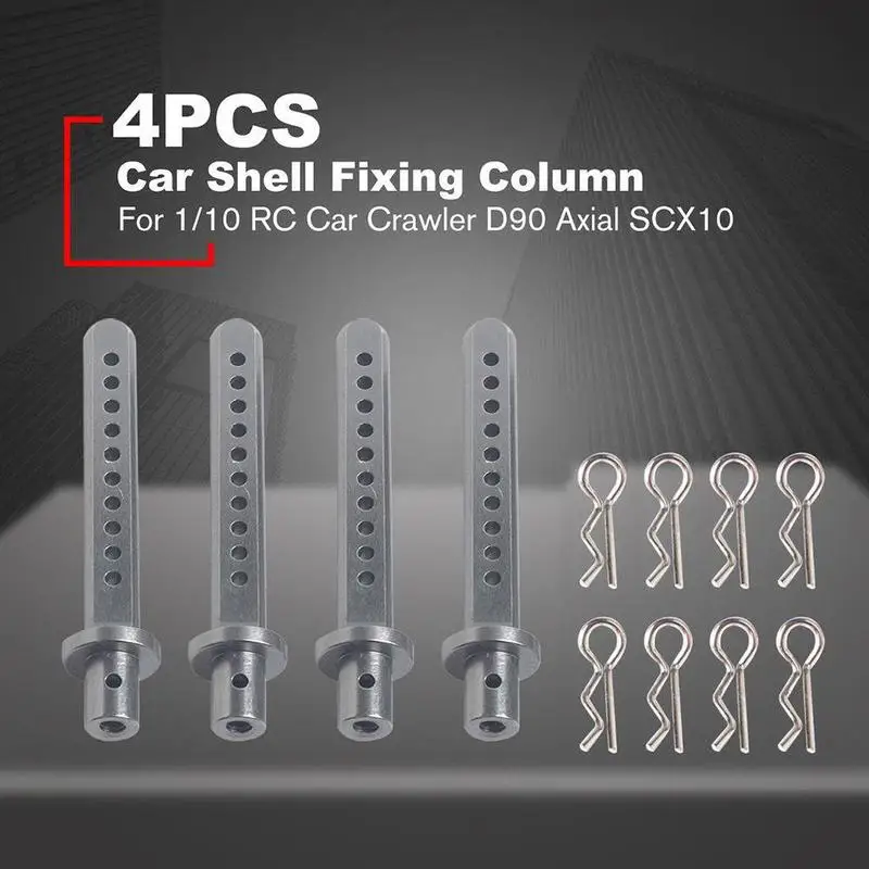 

RC auto parts 4Pcs aluminum body connector installation 1/10 parts of axial SCX10 RC track L5C5