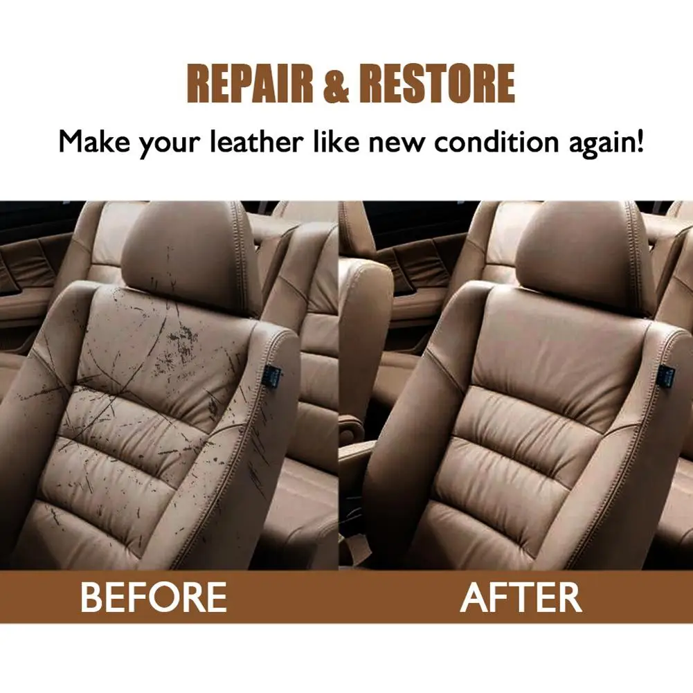 Leather Repair Kits Durable Professional Vinyl Restore Cream Set For Furniture Car Seats Shoes Liquid Scratch Filler | Автомобили и