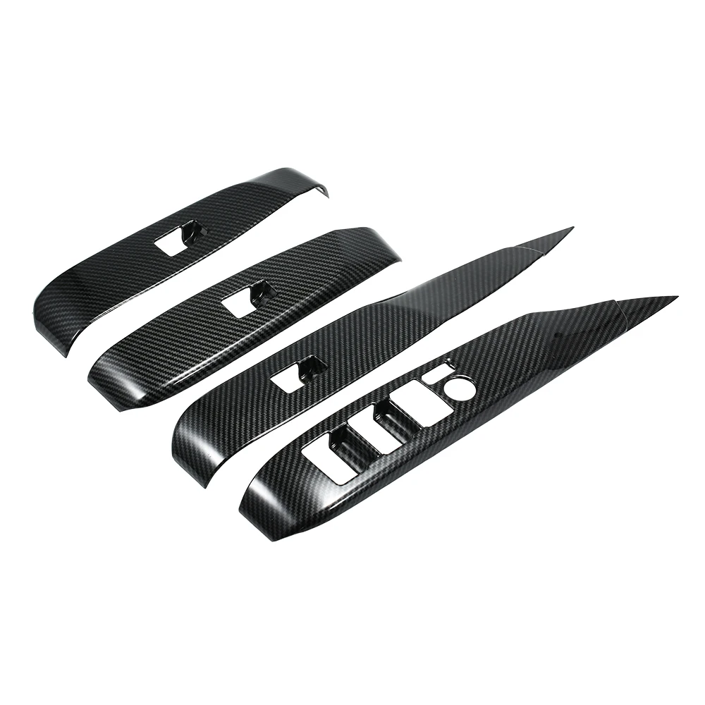 4 шт. Авто стеклоподъемник кнопка включения Панель рамка Обложка отделка