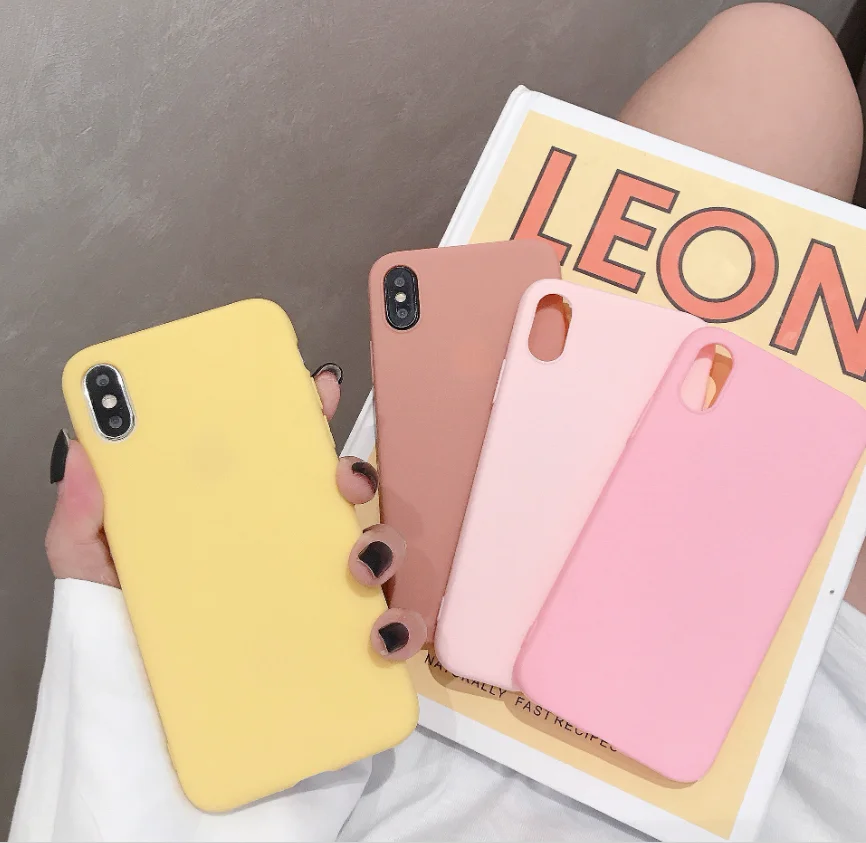 

Suitable for Huawei P30 PRO material mobile phone case, small fresh and pure color TPU frosted soft rubber case