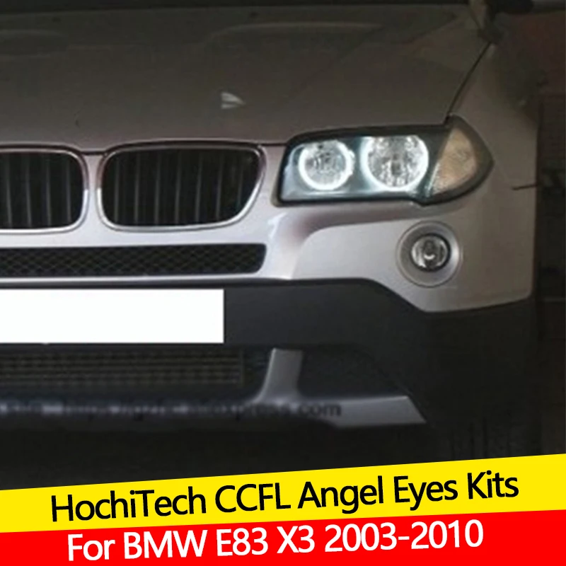 

Hight Quality CCFL Angel Eyes Kit Warm White Halo Ring ForBMWE83X32003-2010 Demon Eye