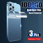 Мягкая Гидрогелевая пленка для iPhone 13 Pro Max, защитные пленки для задней панели телефона 13 Pro Max, защитное 3d-стекло для iphone13 Min, 3 шт.