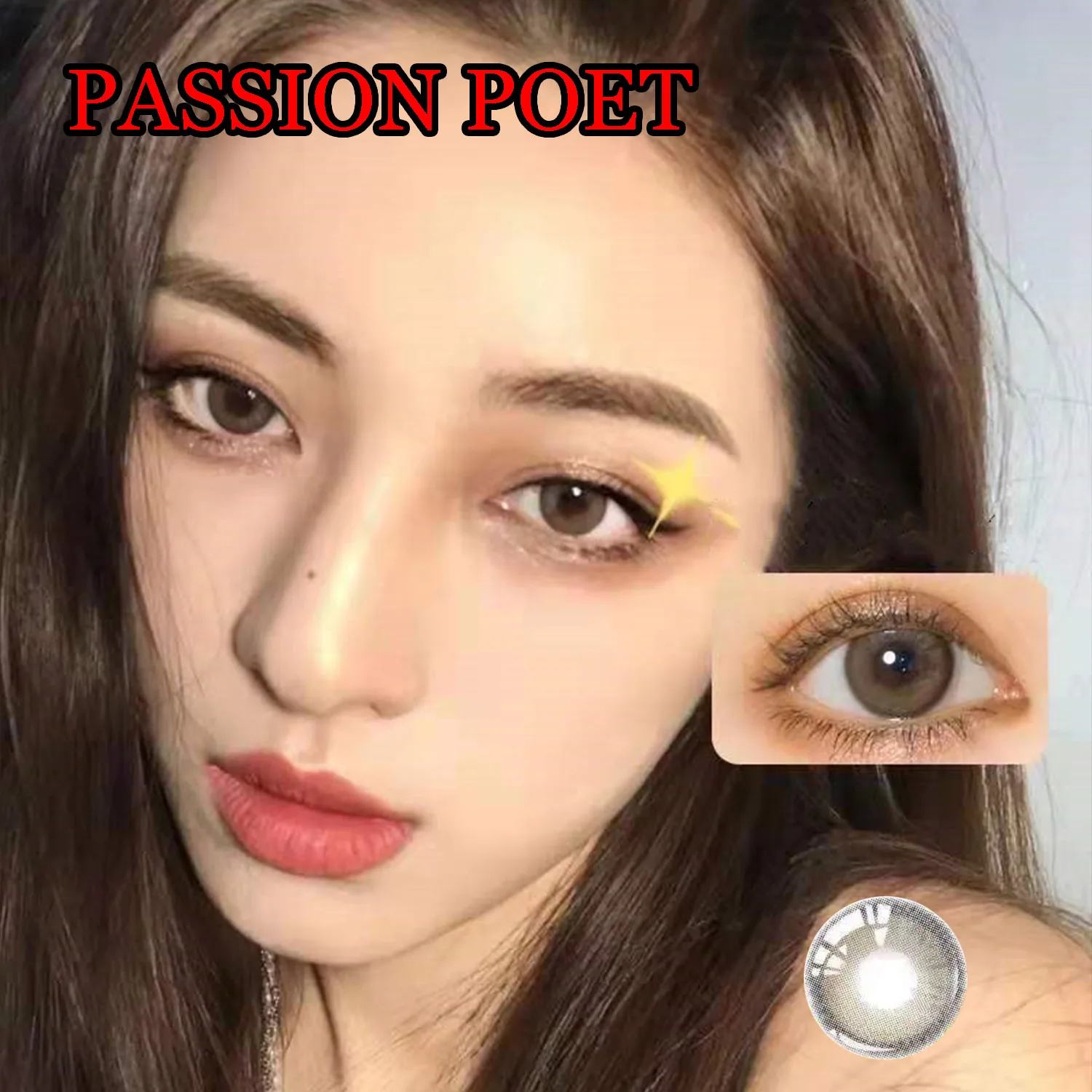 

ColorEyes Natural 14.0mm Cosmetic Contacts Lenses Women Men Custome Colored Anime Eyes Passion Poet