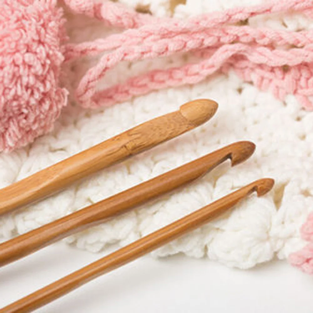 12 шт. Бамбуковые Спицы для вязания 15 см | Дом и сад