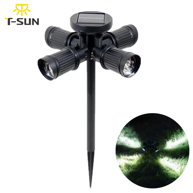 Фонарь Солнечный для сада лампа на солнечной батарее 28LED улицы двора газона