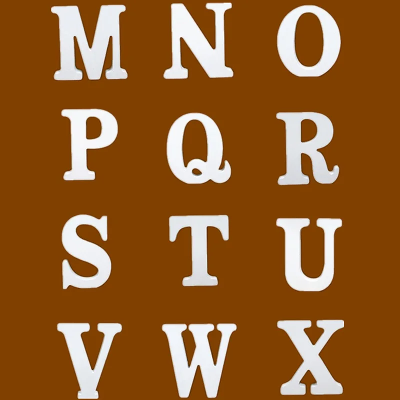 Алфавит сделай сам деревянный модный Свадебный декор для вечеринок праздничные