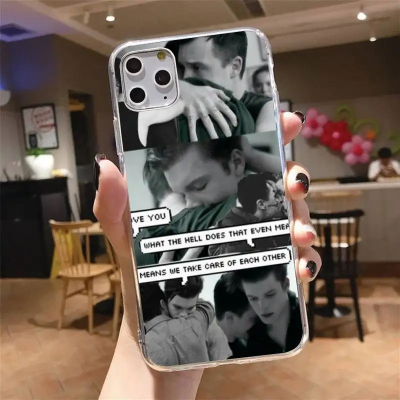 

version of Shameless Kun gen Phone Case Transparent for iPhone 6 7 8 11 12 s mini pro X XS XR MAX Plus cover funda shell