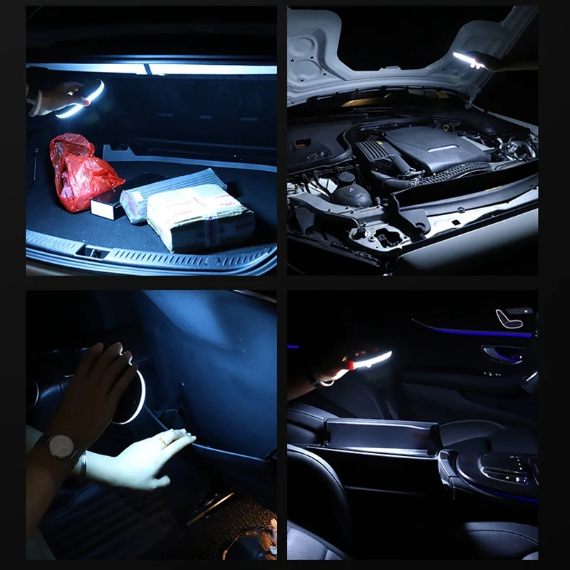 

Universal Smart Press Car Interior Reading Light Car Light USB Charging Night Light Trunk Drl Light Ceiling Light