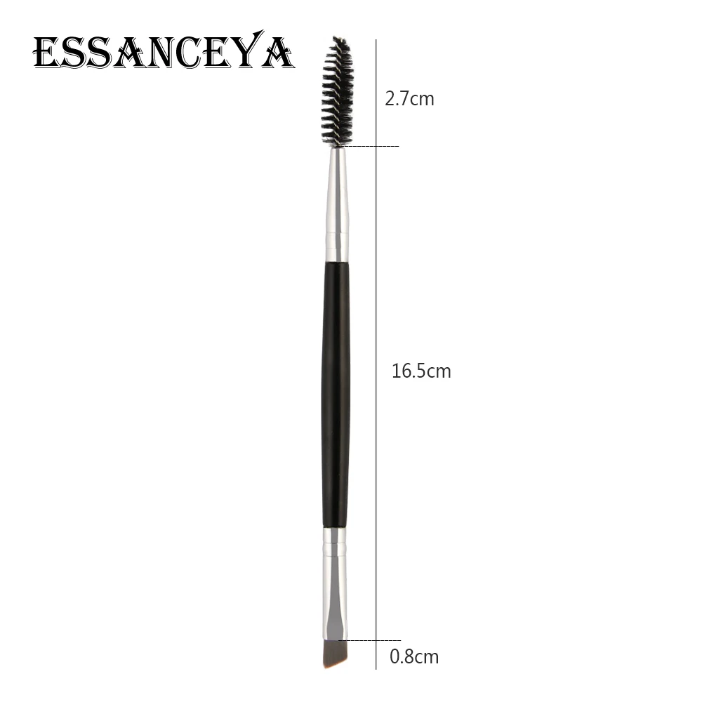 ESSANCEYA, 1 шт., угловая кисть для румян, натуральная мягкая гибкая щетина, Кисть для макияжа, румяна, румяна, кисти для бровей