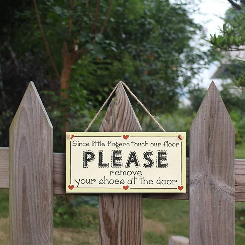 Деревянная подвесная табличка деревянная вешалка в винтажном стиле доска для