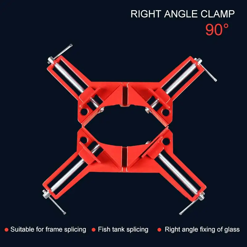

Right Angle Clip Fast 90 Degree Fixed Fish Tank Glass Wood Photo Frame Woodworking Right Angle Clip Accessories