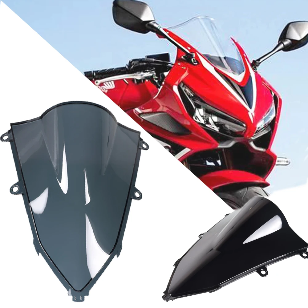 

Motorcycle Windshield Wind Screen Deflector Windproof Motorbike Windscreen FOR HONDA CBR650R 2019 2020 2021 CBR 650R Wind shield