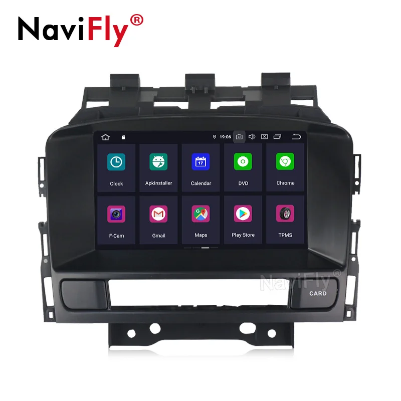 NaviFly Android 9 0 Восьмиядерный PX5 автомобильный dvd-плеер для OPEL ASTRA J 2010-2012 Автомобильная
