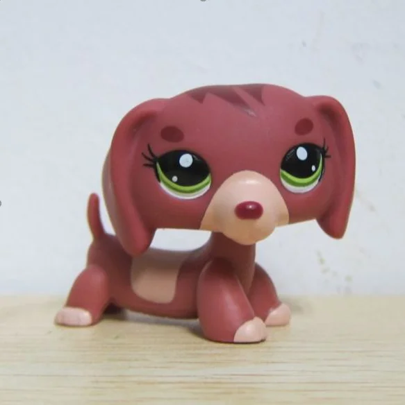 Редкие животные pet shop lps игрушка такса собака такса коричневая Оригинальная фигурка колли кокер спаниель отличный Дэн подарки для детей - Цвет: 28