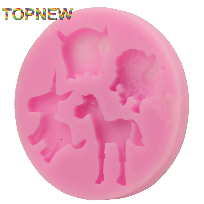 Силиконовая форма для поросят свиньи лошади Ослика помадки украшения тортов