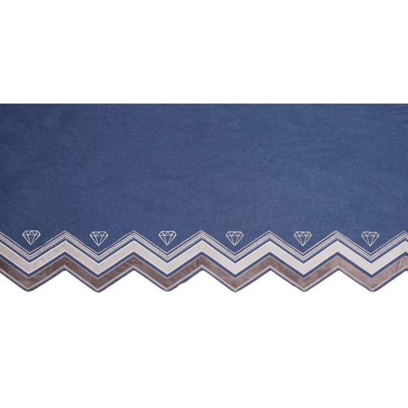 Простой Римский балдахин с алмазным рисунком шениль синий/серый/зеленый для окон