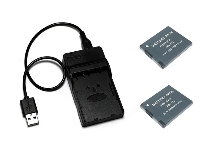 NB-11L, NB11L NB-11LH, NB11LH Батарея+ USB Зарядное устройство зум-объектив для Canon PowerShot A2300 является A2600 A3400 является A3500 IS ELPH 115 hs ELPH 160 - Цвет: Синий