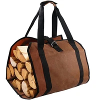 high quality firewood bag foldable multifunction wear resistant multifunction wood carriers for camping firewood bag