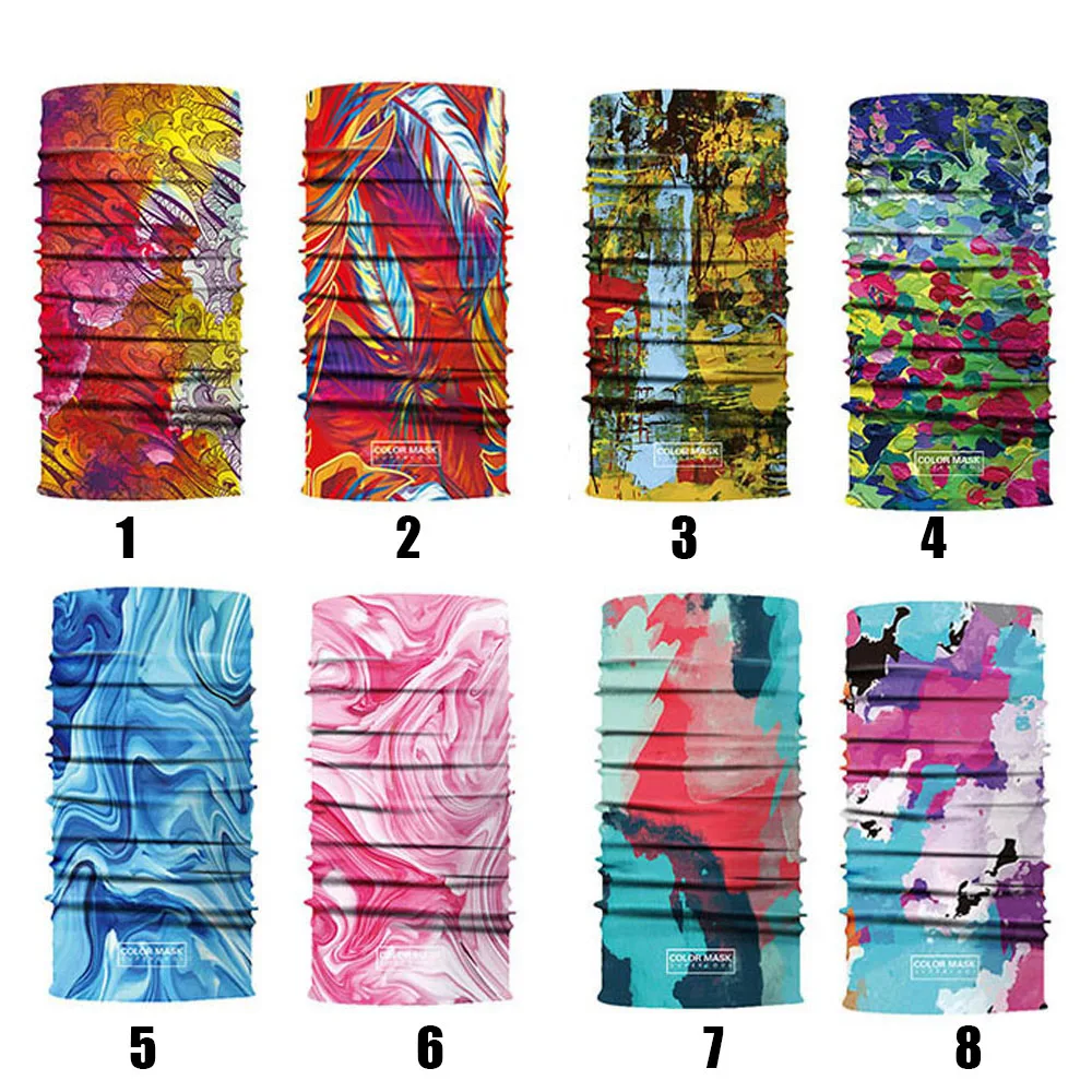 Модная цифровая печать велосипедная бандана головной убор рыболовная повязка