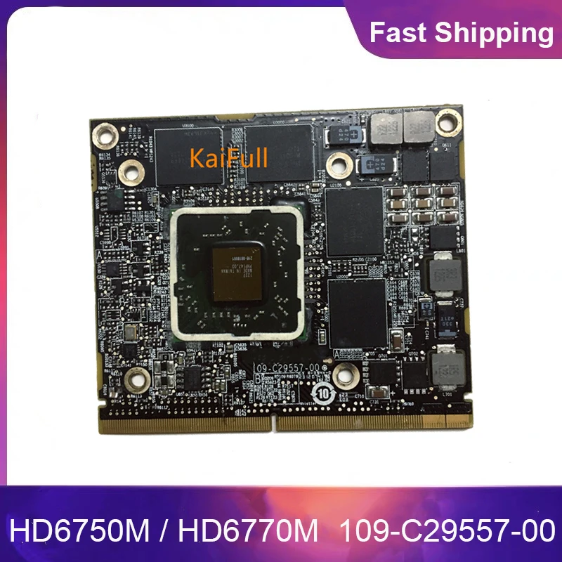 Оригинальная HD6770 HD6770M HD6750 HD6750M видеокарта 109-C29557-00 для Apple iMac 27 &quotA1312 21 5&quot A1311