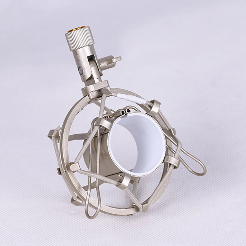 

Держатель микрофона с противоударным креплением-металлический антивибрационный амортизирующий кронштейн, совместимый со многими конденс...