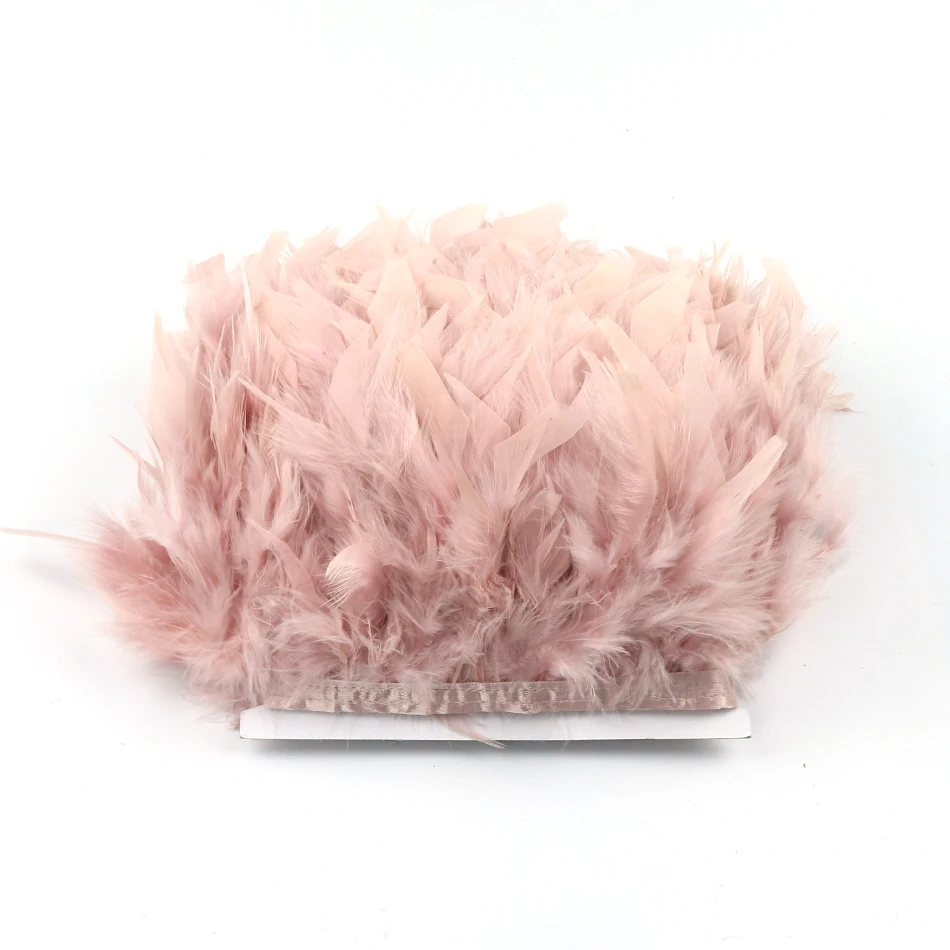 Оптовая продажа пушистые полыни из натурального пера индейки Длина бахромы 10 15